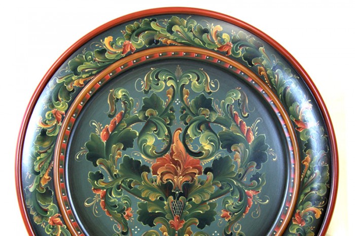 rosemaling_telemark_blue